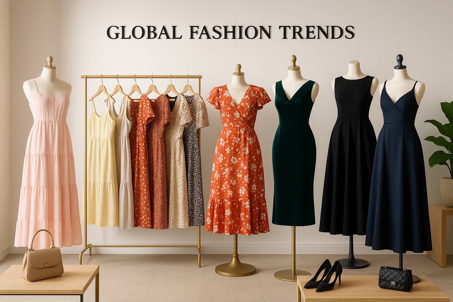 Shop a wide range of women's dresses at Global Fashion Trends. From casual to formal, find your perfect fit.