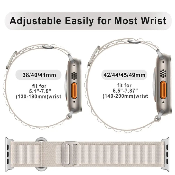 Apple Watch Ultra Adventure Nylon Strap with Titanium G-Hook Closure