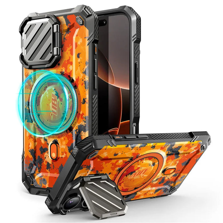 For iPhone 16 Pro Max Case 6.9" 2024 SUPCASE UB Mag XT Heavy Duty Rugged Strong Magnetic Phone Case with Camera Cover Kickstand