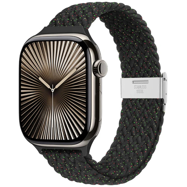 Braided Loop Nylon Strap for Apple Watch Ultra, Comfortable & Stylish Stretchable Band