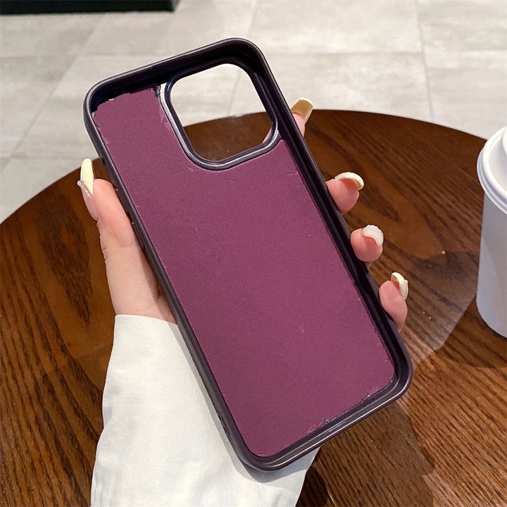 Magnetic Leather Phone Case for iPhone 16/15/14 Pro Max with sleek design and premium finish