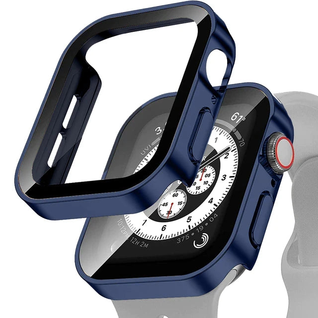 Apple Watch Screen Protector Case - Full Coverage Glass & Bumper