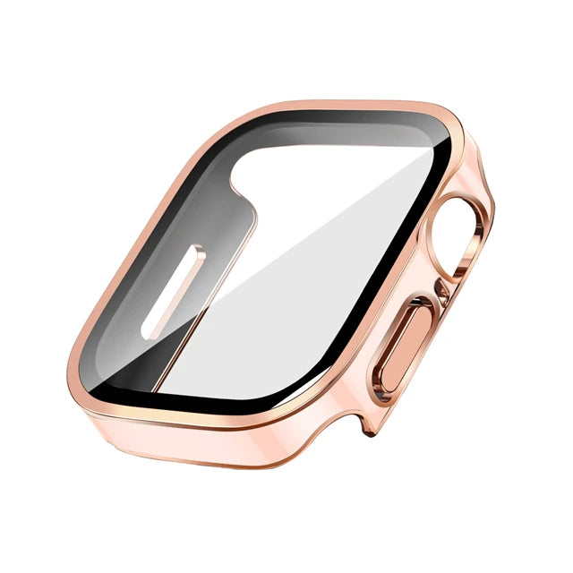 Apple Watch Screen Protector Case - Full Coverage Glass & Bumper