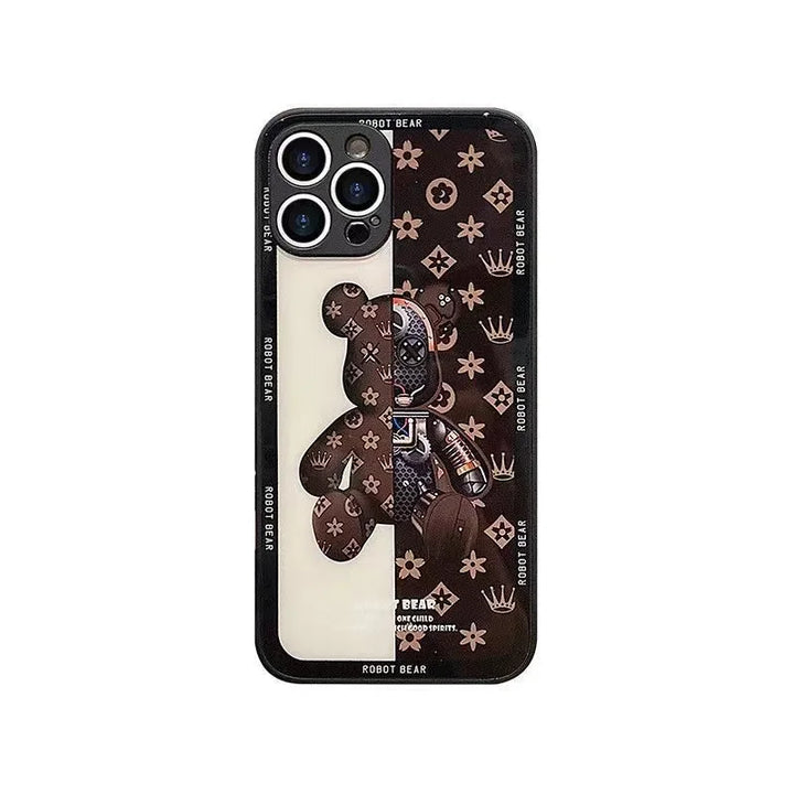 Luxury Phone Case Animal print phone case for iPhone, featuring geometric and pictorial designs, full coverage, and anti-scratch protection.