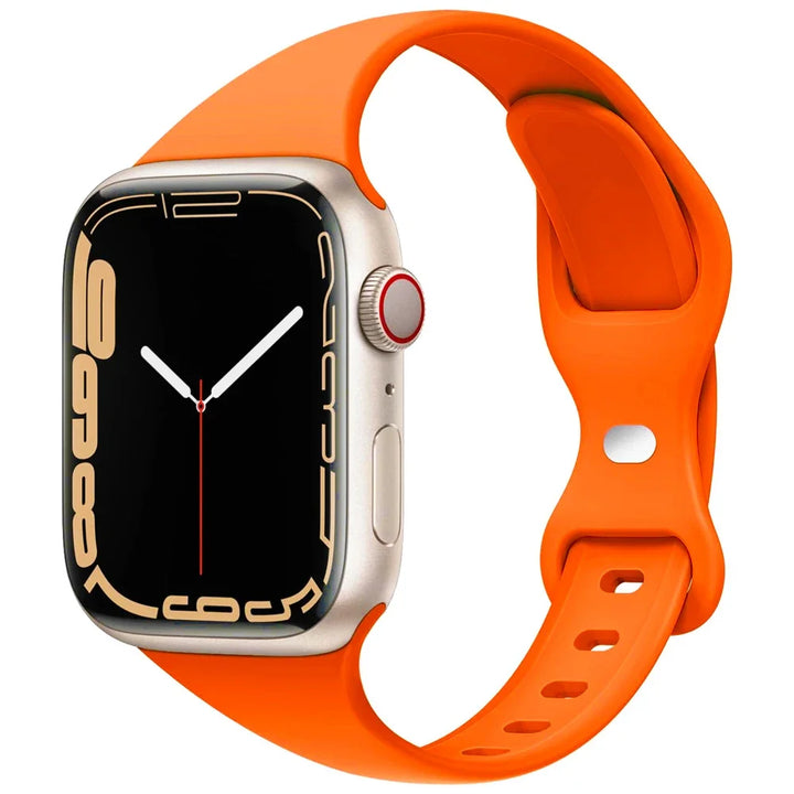 Slim Silicone Sport Strap for Apple Watch Ultra 2 – Soft, Waterproof & Lightweight Design
