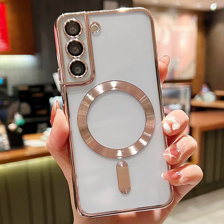 Luxury Magnetic Case for Samsung Galaxy S20/S21/S22/S23/S24 Ultra/Plus with Magsafe Compatibility