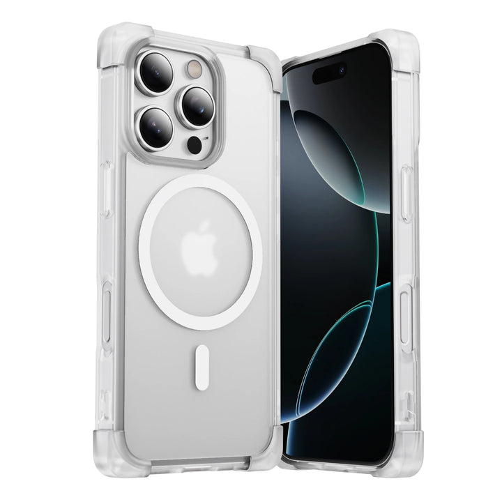 MagSafe Armor Matte Case for iPhone 16, 15 Pro Max – Shockproof & Wireless Charging Compatible