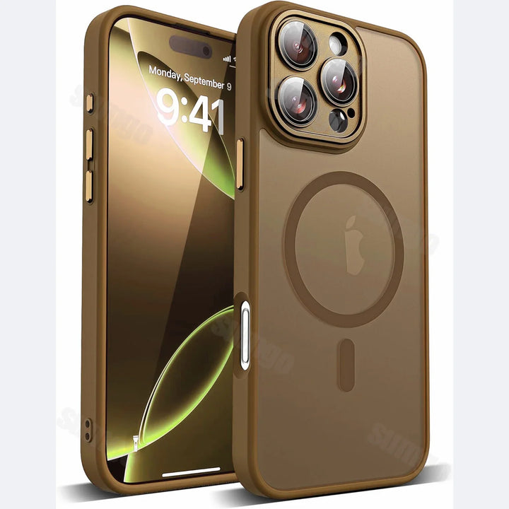 Desert Gold Shockproof Case for iPhone 11-16 Pro Max