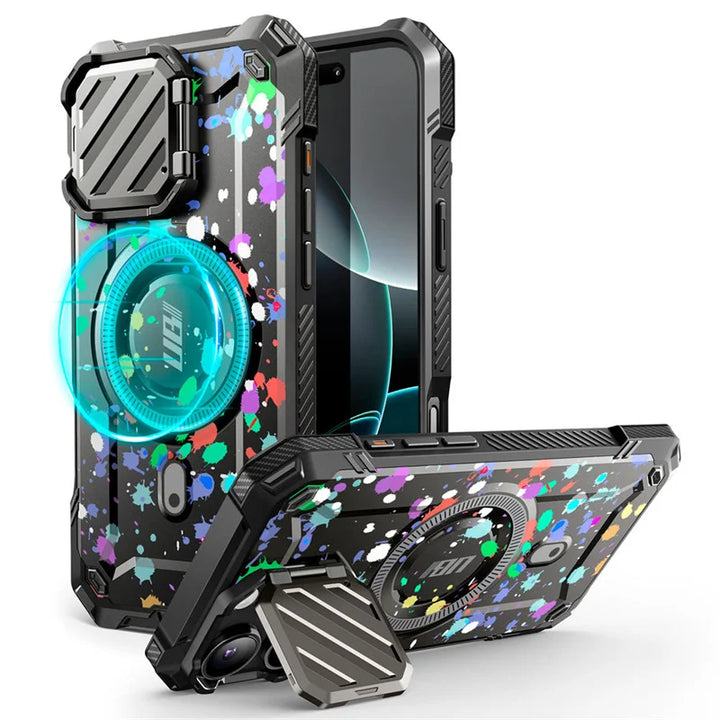 For iPhone 16 Pro Max Case 6.9" 2024 SUPCASE UB Mag XT Heavy Duty Rugged Strong Magnetic Phone Case with Camera Cover Kickstand