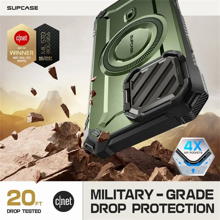 For iPhone 16 Pro Max Case 6.9" 2024 SUPCASE UB Mag XT Heavy Duty Rugged Strong Magnetic Phone Case with Camera Cover Kickstand