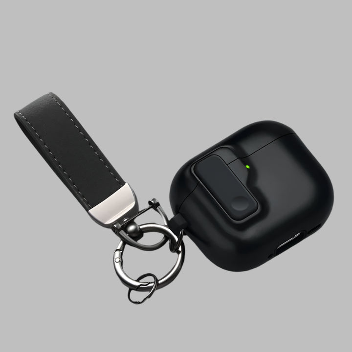 Luxury Shockproof Hard Plastic Case for AirPods Pro 4 with Hook – Anti-Scratch and Durable