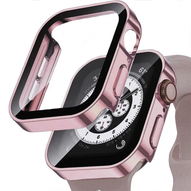 Apple Watch Screen Protector Case - Full Coverage Glass & Bumper