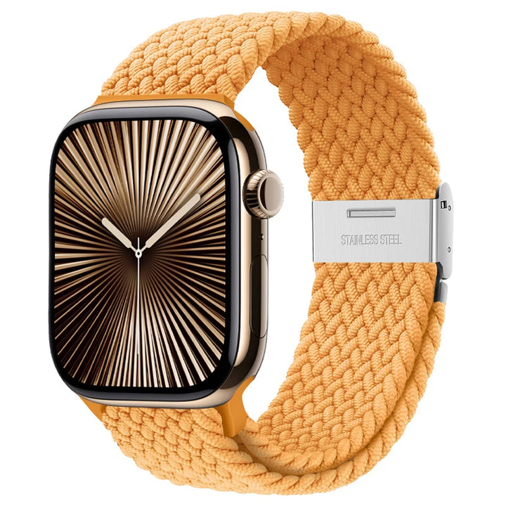 Braided Loop Nylon Strap for Apple Watch Ultra, Comfortable & Stylish Stretchable Band