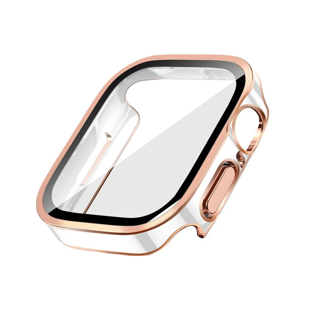 Apple Watch Screen Protector Case - Full Coverage Glass & Bumper