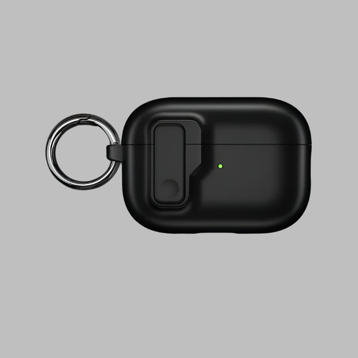 Luxury Shockproof Hard Plastic Case for AirPods Pro 4 with Hook – Anti-Scratch and Durable