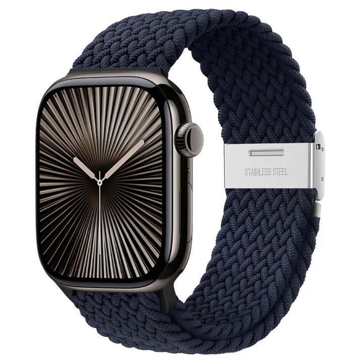 Braided Loop Nylon Strap for Apple Watch Ultra, Comfortable & Stylish Stretchable Band