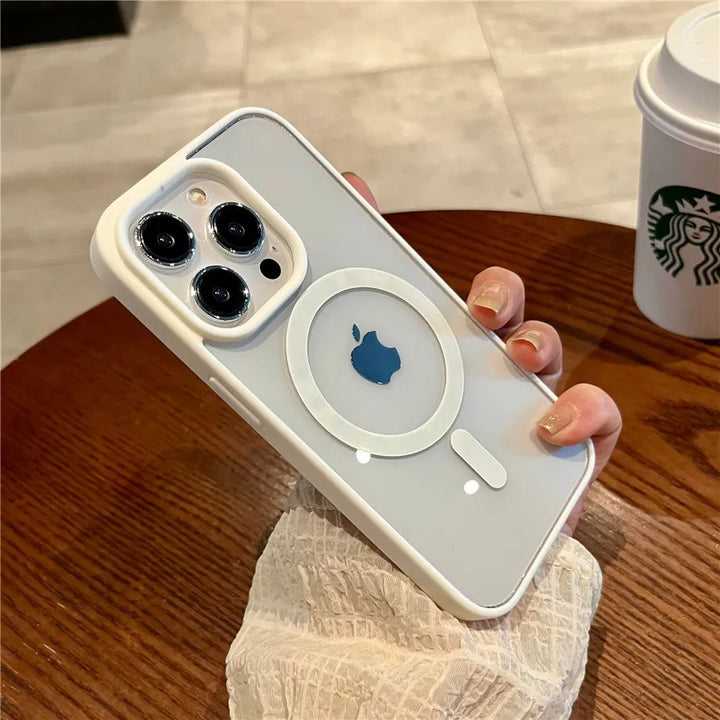 Transparent MagSafe case for iPhone