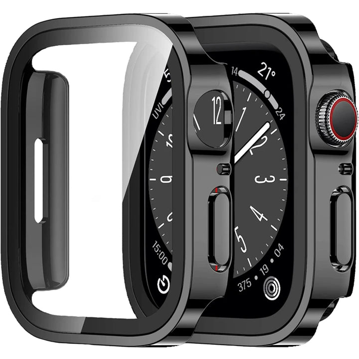 Apple Watch Screen Protector Case - Full Coverage Glass & Bumper