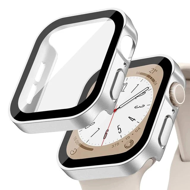 Apple Watch Screen Protector Case - Full Coverage Glass & Bumper