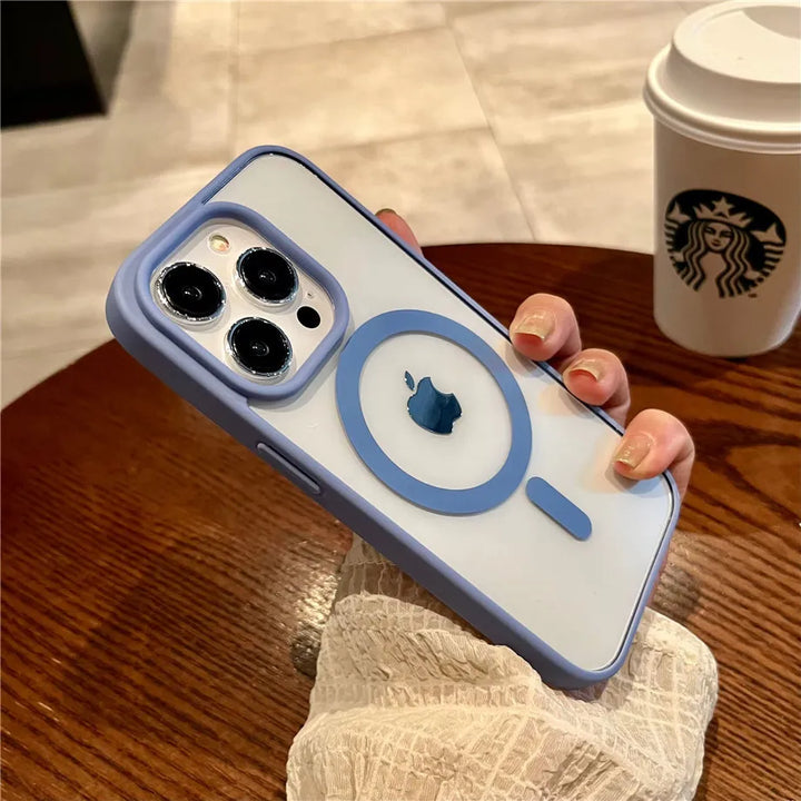 Transparent MagSafe case for iPhone 14