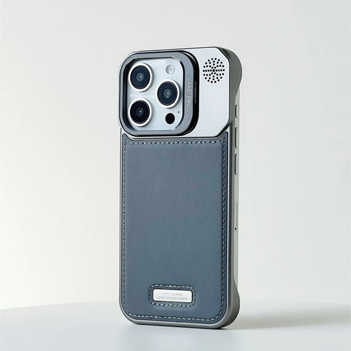 Magnetic PU Leather Phone Case with Kickstand and Wireless Charging for iPhone 11-16 Pro Max
