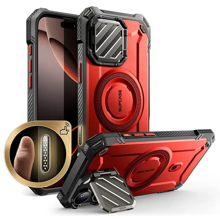For iPhone 16 Pro Max Case 6.9" 2024 SUPCASE UB Mag XT Heavy Duty Rugged Strong Magnetic Phone Case with Camera Cover Kickstand