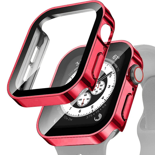 Apple Watch Screen Protector Case - Full Coverage Glass & Bumper