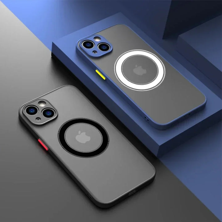 Luxury Matte MagSafe Case for iPhone 16 Pro Max – Shockproof & Wireless Charging Compatible