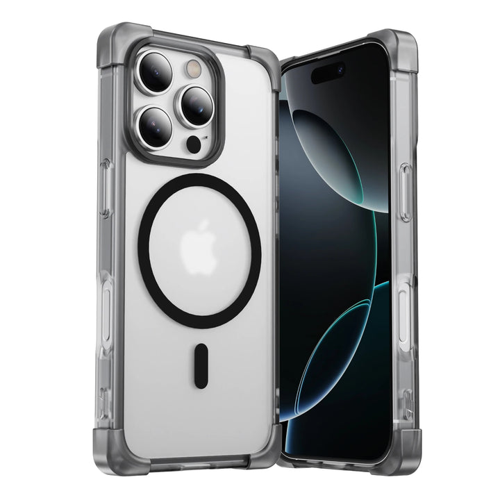 MagSafe Armor Matte Case for iPhone 16, 15 Pro Max – Shockproof & Wireless Charging Compatible