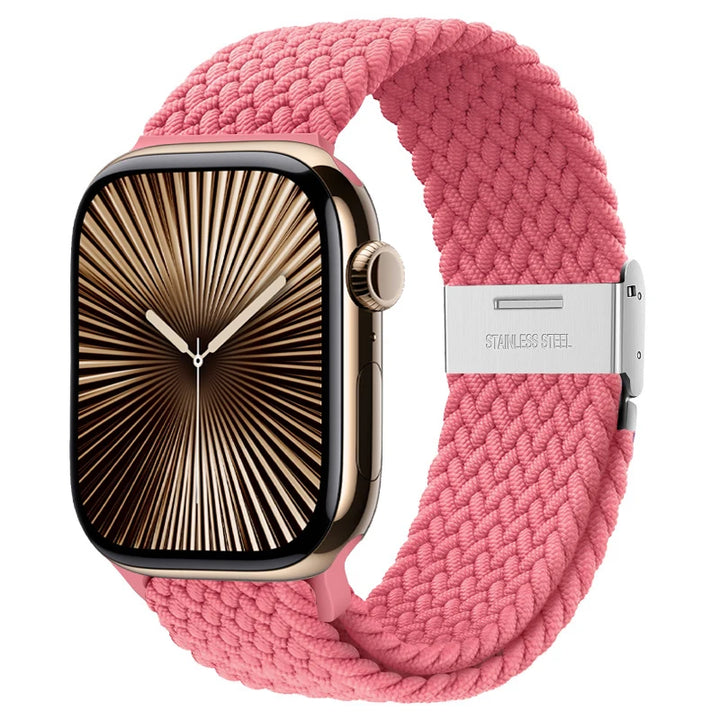 Braided Loop Nylon Strap for Apple Watch Ultra, Comfortable & Stylish Stretchable Band