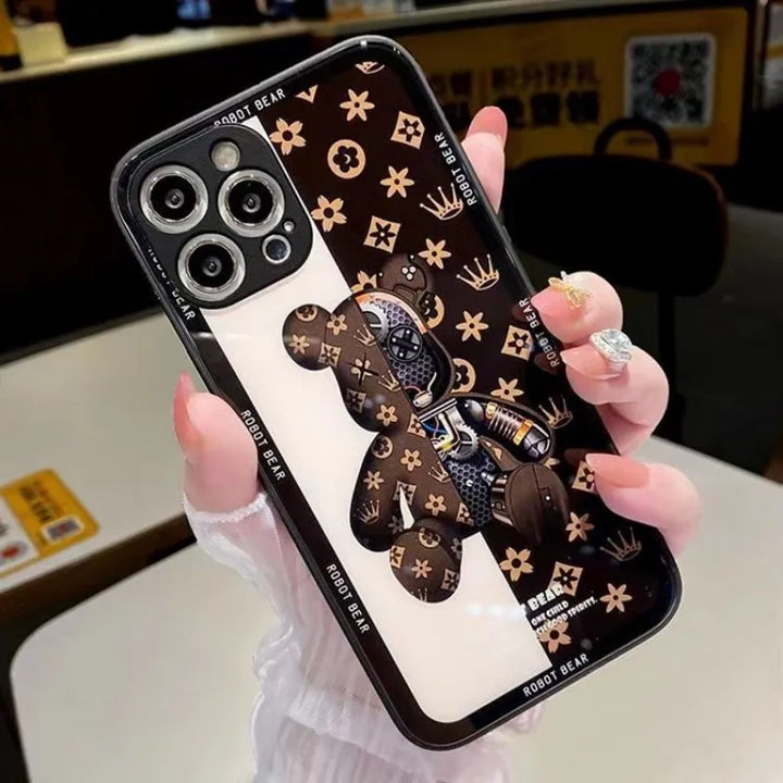 Luxury Phone Case Animal print phone case for iPhone, featuring geometric and pictorial designs, full coverage, and anti-scratch protection.