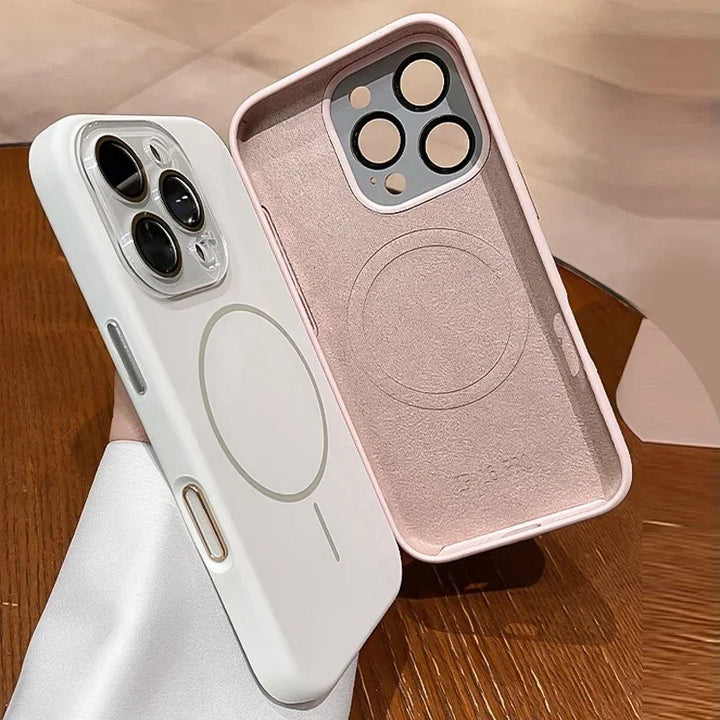 MagSafe Liquid Silicone Case for iPhone 16 Pro Max – Shockproof & Wireless Charging Compatible