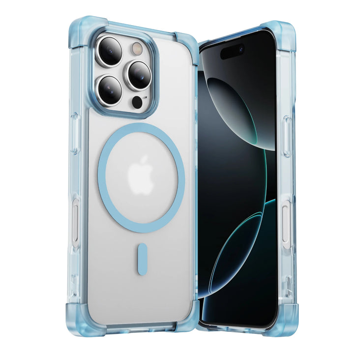 MagSafe Armor Matte Case for iPhone 16, 15 Pro Max – Shockproof & Wireless Charging Compatible