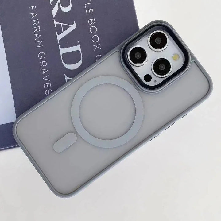 MagSafe Frosted Matte Translucent Shockproof iPhone Case with Full Protection – Compatible with iPhone 11 to 16 Pro Max