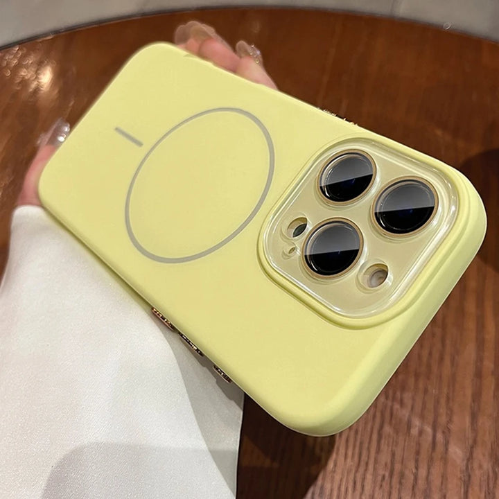 MagSafe Liquid Silicone Case for iPhone 16 Pro Max – Shockproof & Wireless Charging Compatible