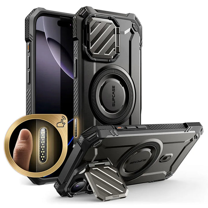 For iPhone 16 Pro Max Case 6.9" 2024 SUPCASE UB Mag XT Heavy Duty Rugged Strong Magnetic Phone Case with Camera Cover Kickstand