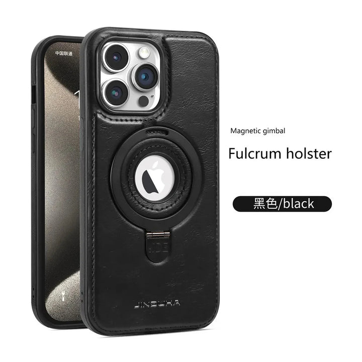 Luxury invisible ring holder iPhone case with MagSafe compatibility, shockproof design, fits iPhone 11, 12, 13, 14, 15, and 16 Pro Max.