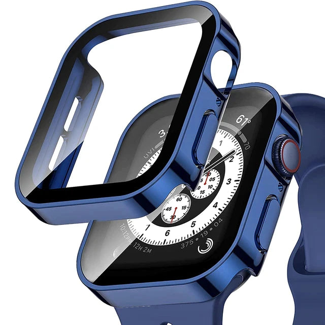 Apple Watch Screen Protector Case - Full Coverage Glass & Bumper