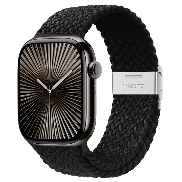 Braided Loop Nylon Strap for Apple Watch Ultra, Comfortable & Stylish Stretchable Band