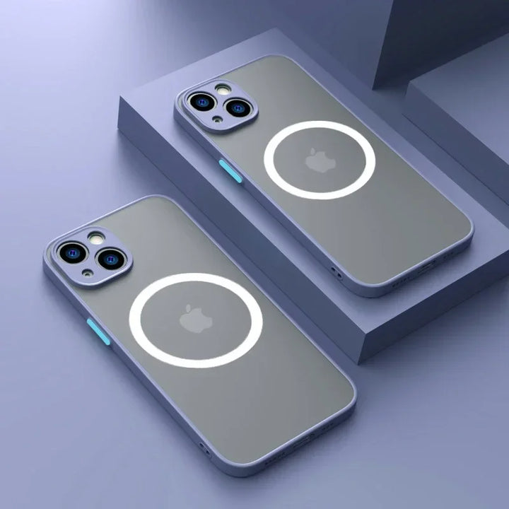Luxury Matte MagSafe Case for iPhone 16 Pro Max – Shockproof & Wireless Charging Compatible