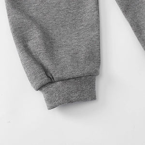 Gray sweatpants on a white background
