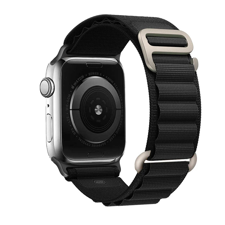Apple Watch Alpine Loop Nylon Band in Olive for Series 10, 9, 8, 7, SE, and Ultra