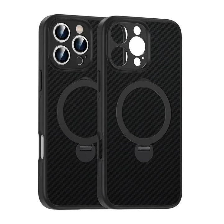 Deluxe Carbon Fiber Magsafe Case for iPhone 11 12 13 14 15 16 Pro Max Plus