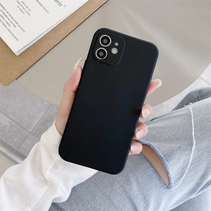 Cute Liquid Silicone Shockproof Phone Case for Xiaomi with Lanyard Necklace Strap