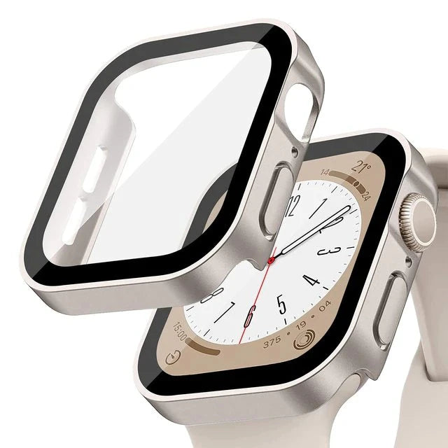 Apple Watch Screen Protector Case - Full Coverage Glass & Bumper