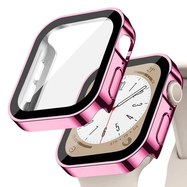Apple Watch Screen Protector Case - Full Coverage Glass & Bumper