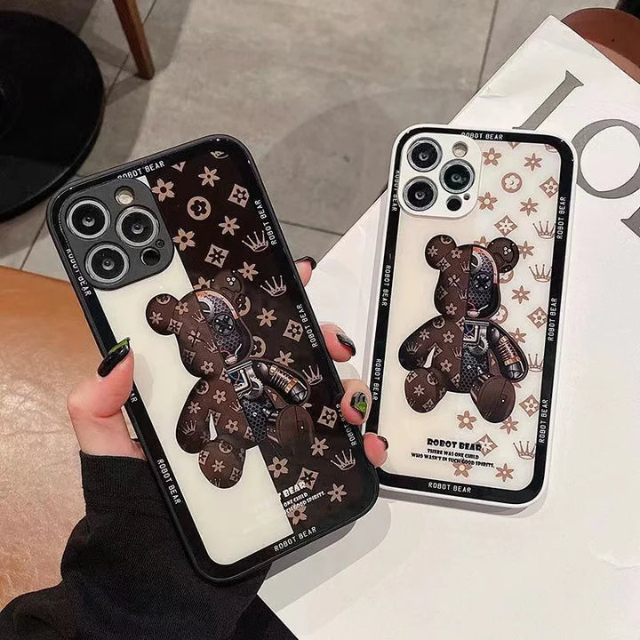 Luxury Phone Case Animal print phone case for iPhone, featuring geometric and pictorial designs, full coverage, and anti-scratch protection.