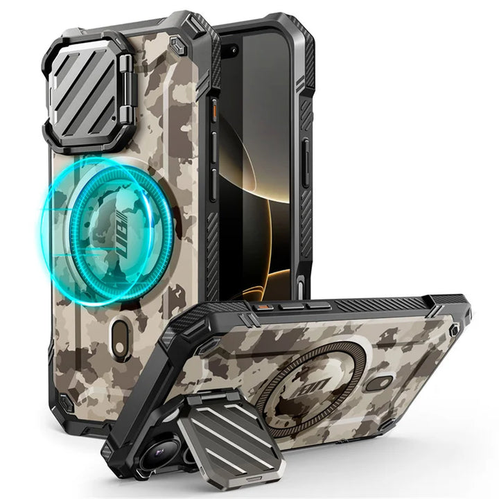 For iPhone 16 Pro Max Case 6.9" 2024 SUPCASE UB Mag XT Heavy Duty Rugged Strong Magnetic Phone Case with Camera Cover Kickstand