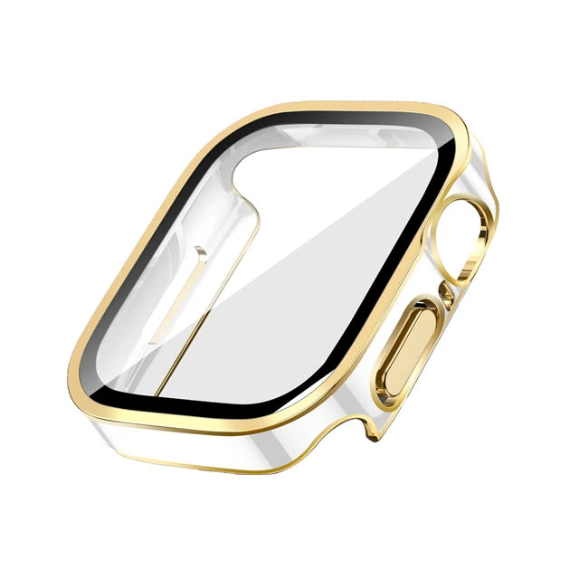 Apple Watch Screen Protector Case - Full Coverage Glass & Bumper