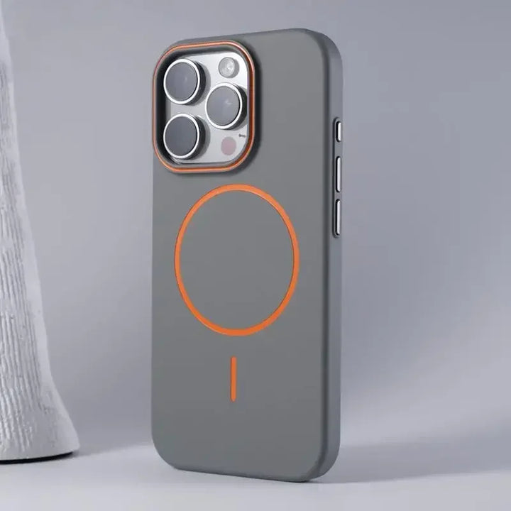 Ultrathin Matte MagSafe iPhone 16 Pro Max Case with Hit Color Lens